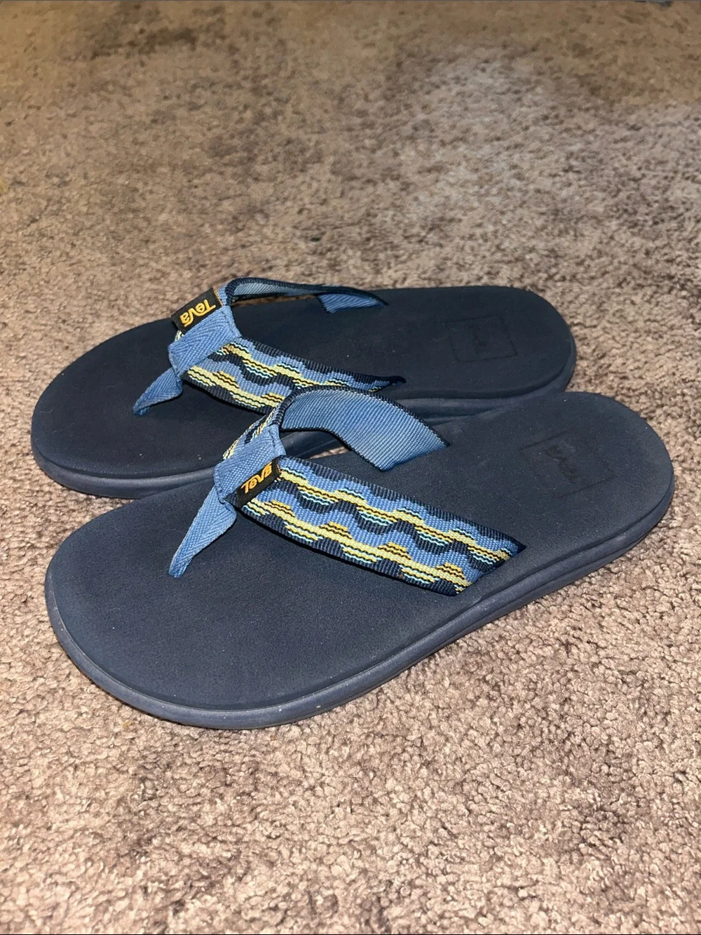 Teva Voya flip kishi dark blue youth flip flops